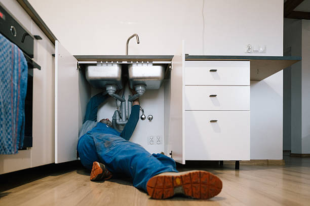 Professional Drain Cleaning technician working in Dansville, NY